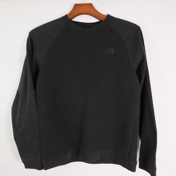 The North Face Mens Black Long Sleeve Pullover Sweatshirt Size Medium - Picture 1 of 8